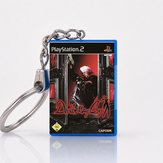 Devil May Cry - PS2 Miniatur Spielhülle Schlüsselanhänger