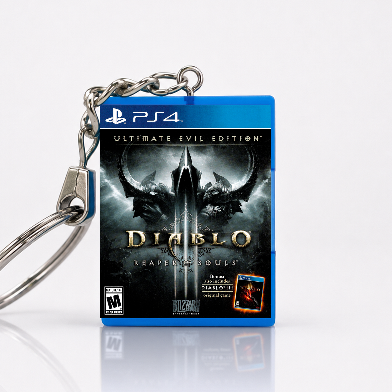 Diablo III - PS4 Miniatur Spielhülle Schlüsselanhänger