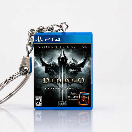 Diablo III - PS4 Miniatur Spielhülle Schlüsselanhänger