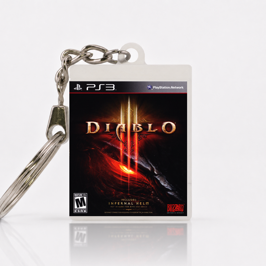 Diablo III - PS3 Miniatur Spielhülle Schlüsselanhänger