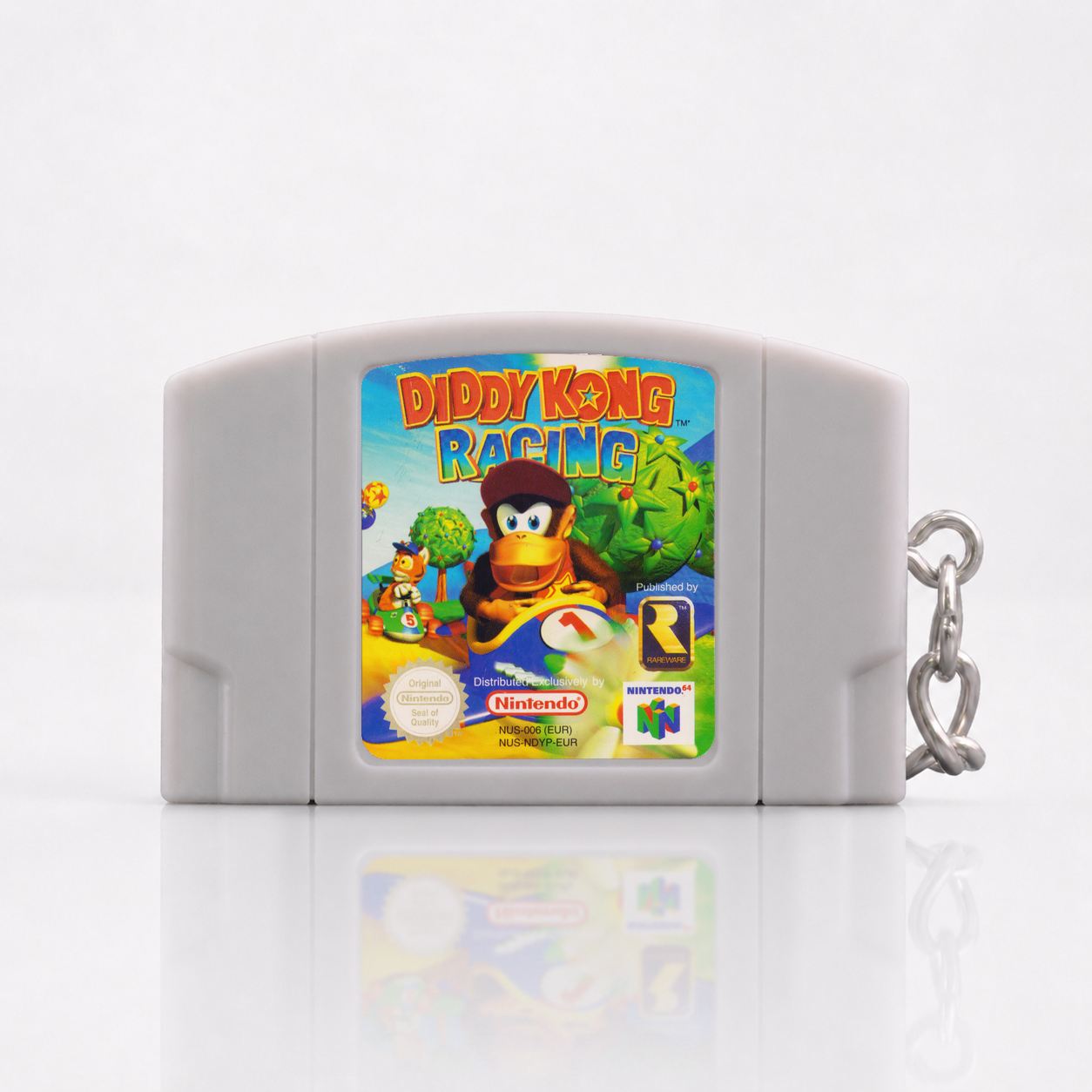 Diddy Kong Racing - N64 Miniatur Spielmodul Schlüsselanhänger