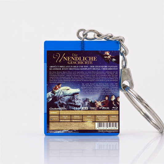 The NeverEnding Story - Movie Miniature Blu-Ray Case Keychain