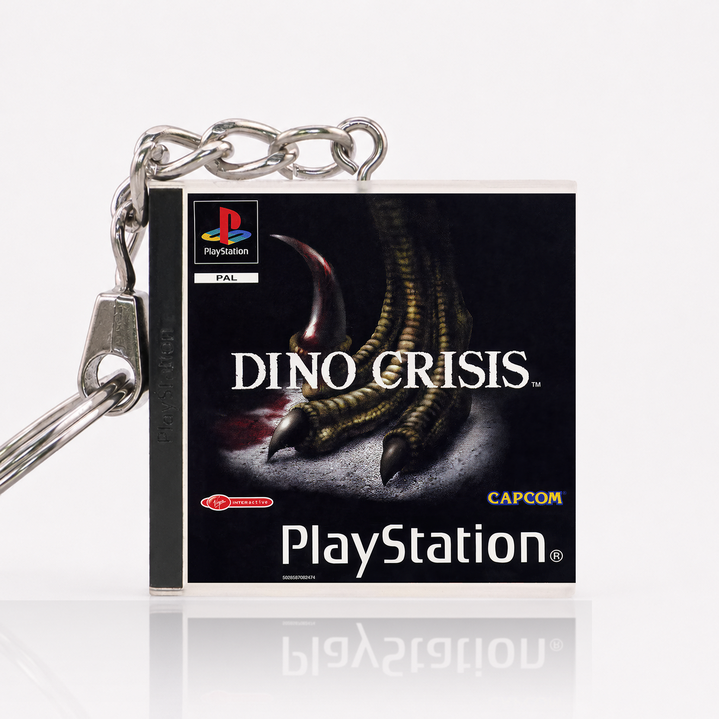 Dino Crisis - PS1 Miniatur Spielhülle Schlüsselanhänger