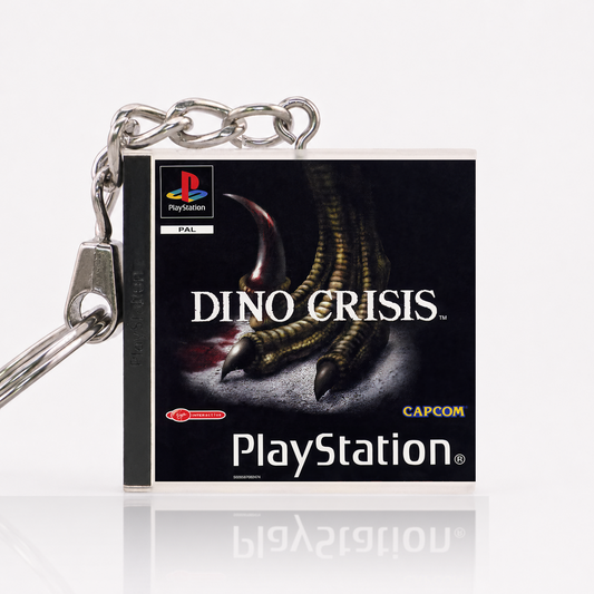 Dino Crisis - PS1 Miniatur Spielhülle Schlüsselanhänger
