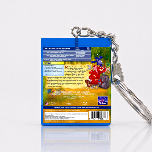 Tarzan - Movie Miniature Blu-Ray Case Keychain