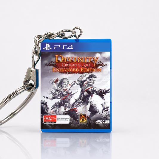Divinity: Original Sin - Enhanced Edition - PS4 Miniatur Spielhülle Schlüsselanhänger