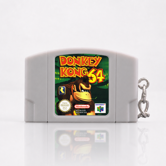 Donkey Kong 64 - N64 Miniatur Spielmodul Schlüsselanhänger