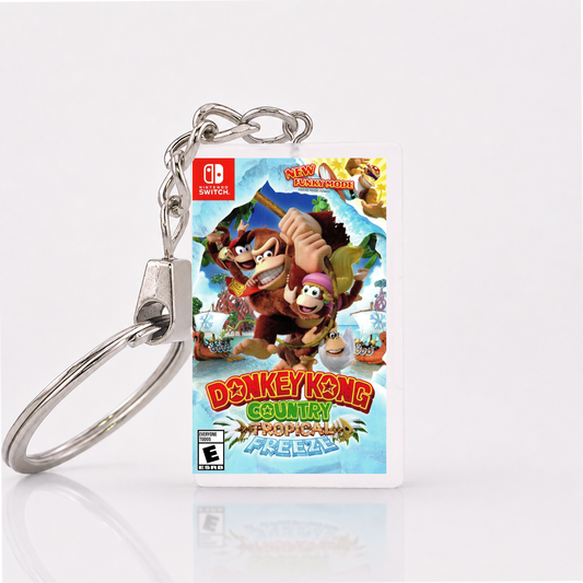 Donkey Kong Country: Tropical Freeze - Switch Miniatur Spielhülle Schlüsselanhänger