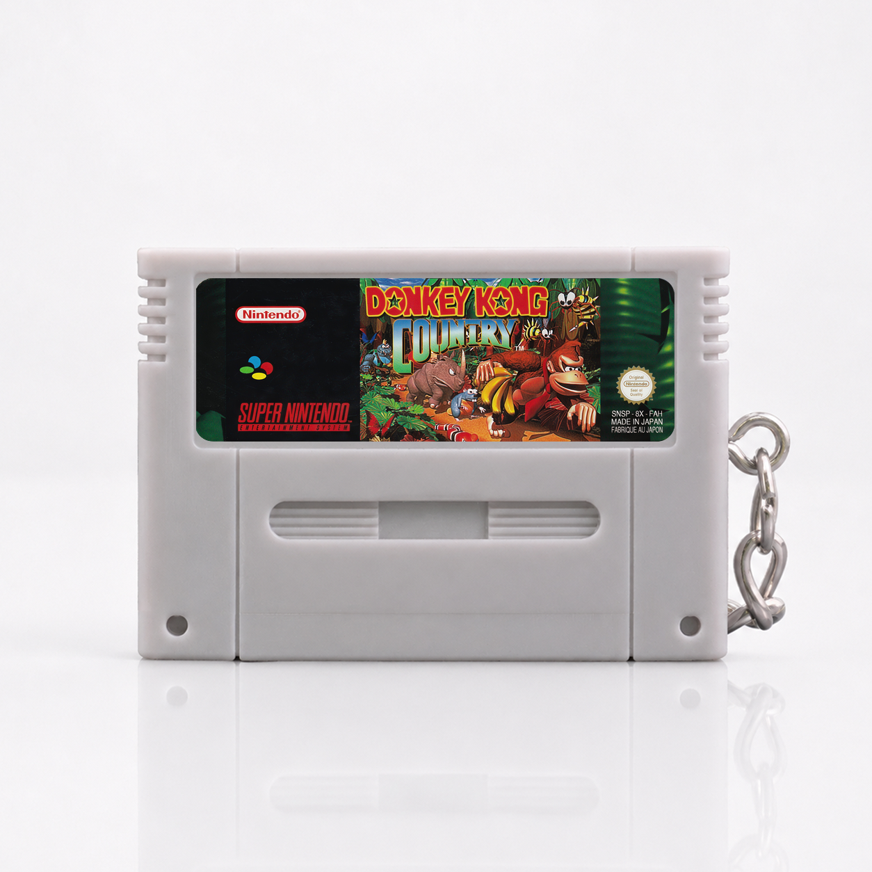 Donkey Kong Country - SNES Miniatur Spielmodul Schlüsselanhänger