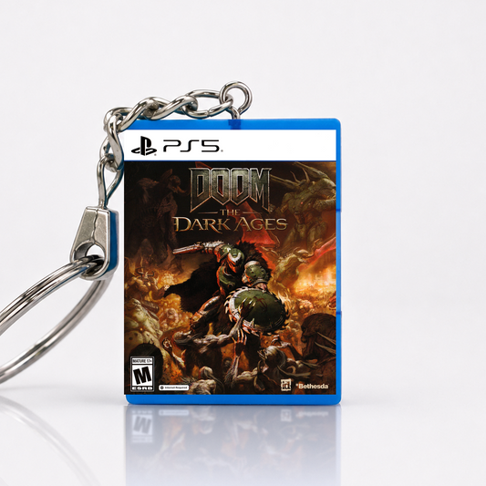 Doom: The Dark Ages - PS5 Miniatur Spielhülle Schlüsselanhänger