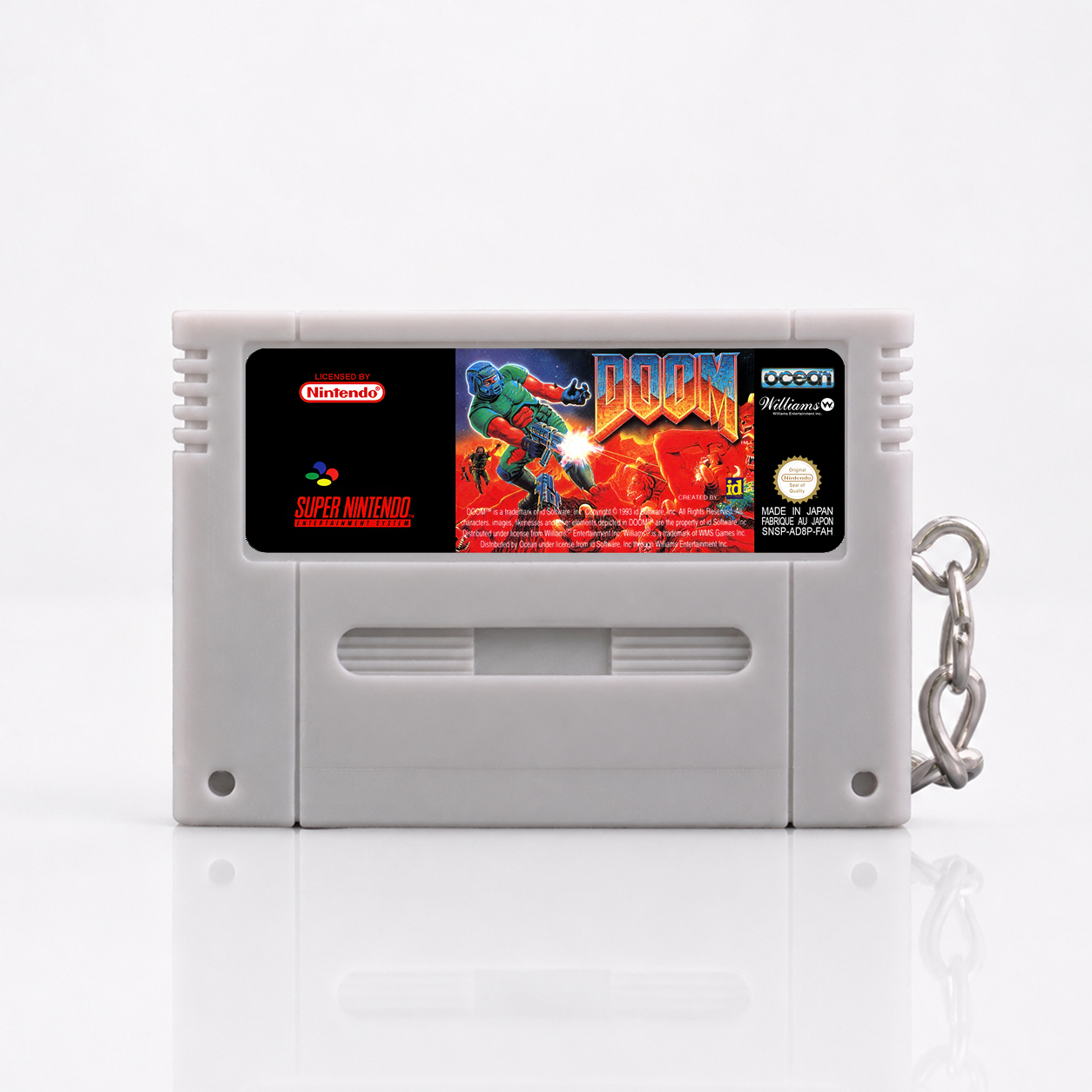 Doom - SNES Miniatur Spielmodul Schlüsselanhänger