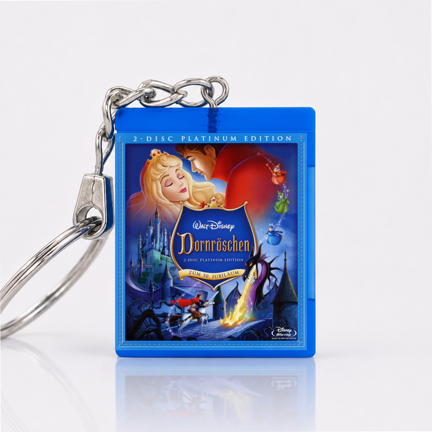 Sleeping Beauty - Movie Miniature Blu-Ray Case Keychain