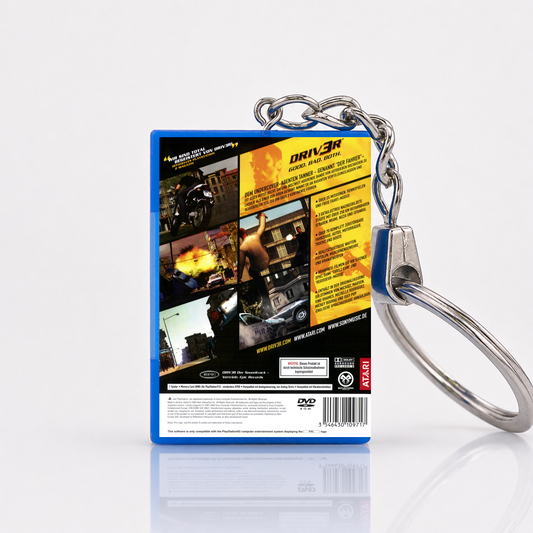 Driv3r - PS2 Miniatur Spielhülle Schlüsselanhänger