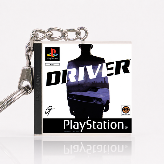 Driver - PS1 Miniatur Spielhülle Schlüsselanhänger