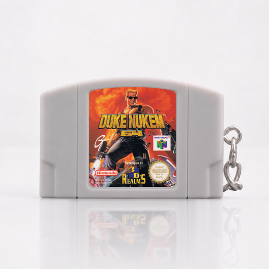 Duke Nukem 64 - N64 Miniatur Spielmodul Schlüsselanhänger
