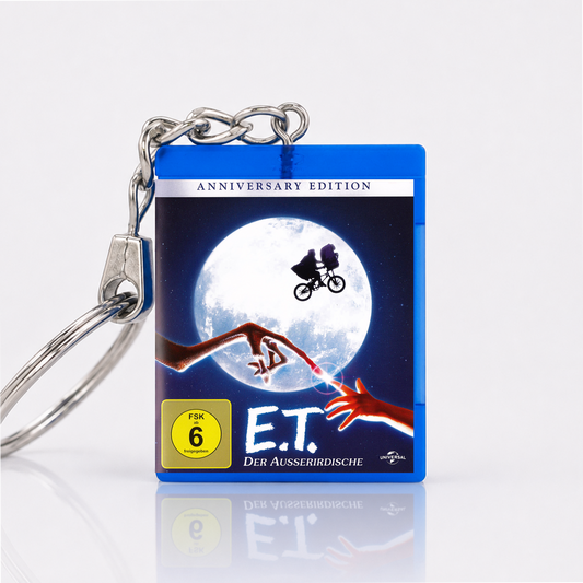 E.T. the Extra-Terrestrial - Movie Miniature Blu-Ray Case Keychain