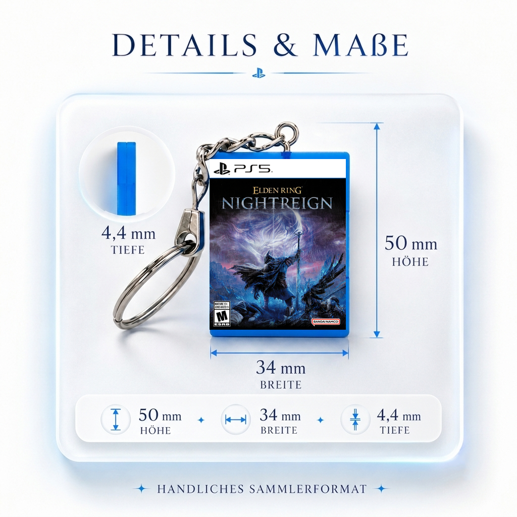 MASTER - PS5 Mini Case Keychain