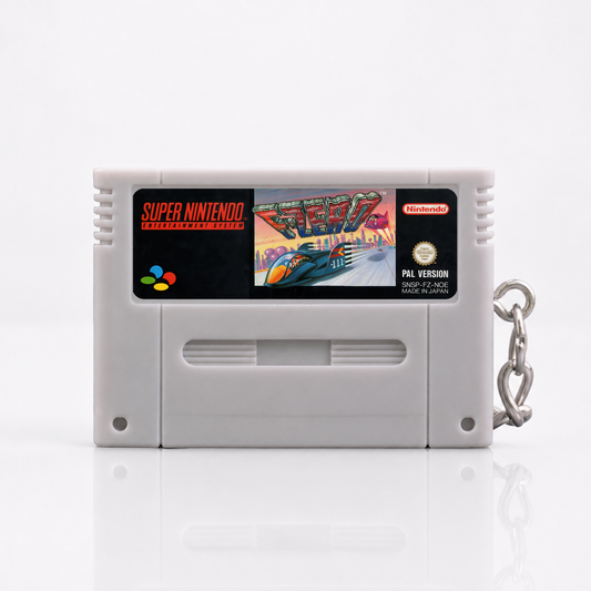 F-Zero - SNES Miniature Game Cartridge Keychain