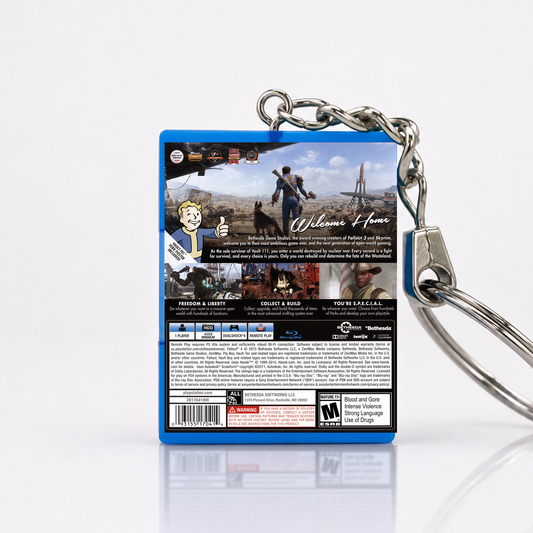 Fallout 4 - PS4 Miniatur Spielhülle Schlüsselanhänger
