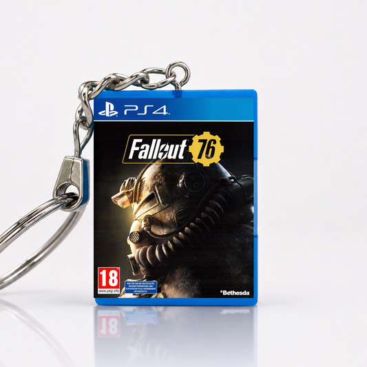 Fallout 76 - PS4 Miniatur Spielhülle Schlüsselanhänger