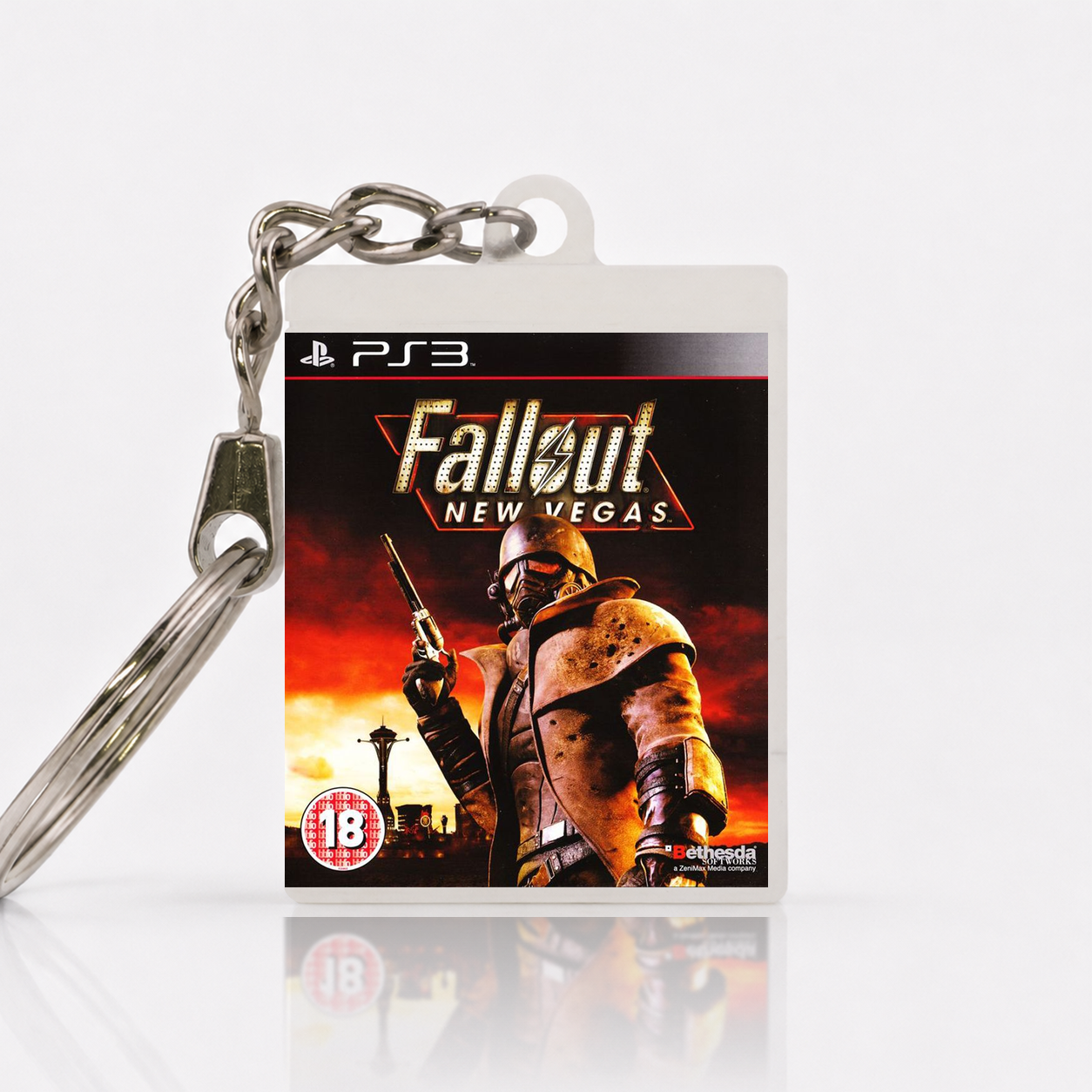 Fallout New Vegas - PS3 Miniatur Spielhülle Schlüsselanhänger