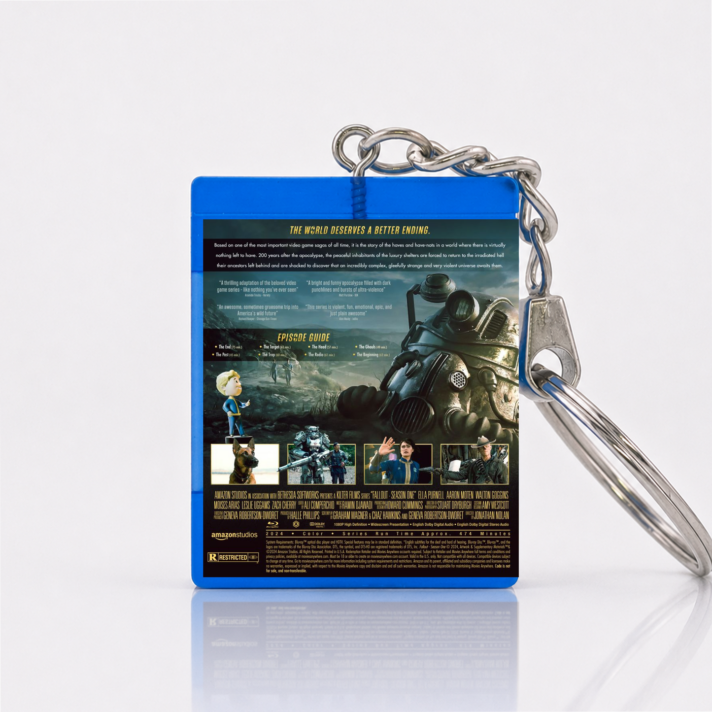 Fallout - Serien Miniatur Blu-Ray Hülle Schlüsselanhänger