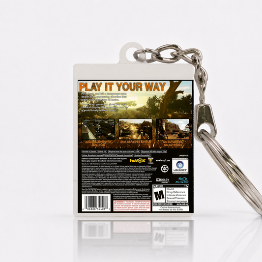 Far Cry 2 - PS3 Miniatur Spielhülle Schlüsselanhänger
