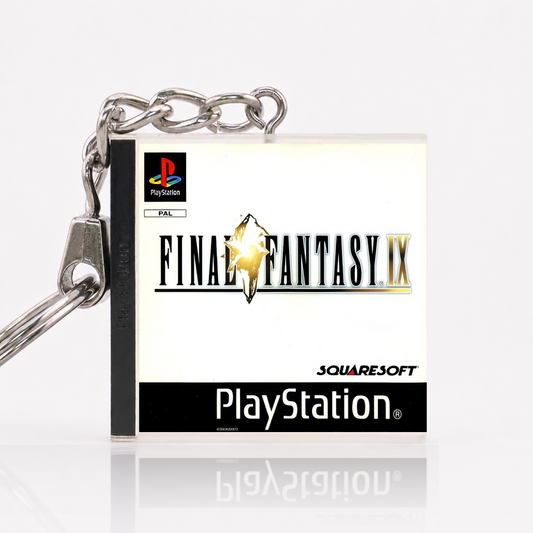 Final Fantasy IX - PS1 Miniatur Spielhülle Schlüsselanhänger