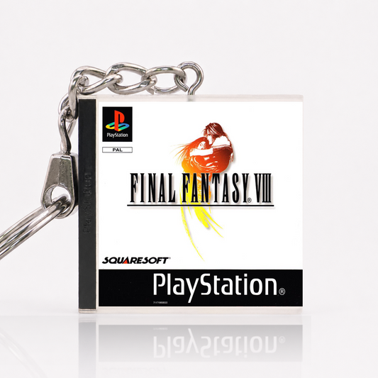 Final Fantasy VIII - PS1 Miniatur Spielhülle Schlüsselanhänger