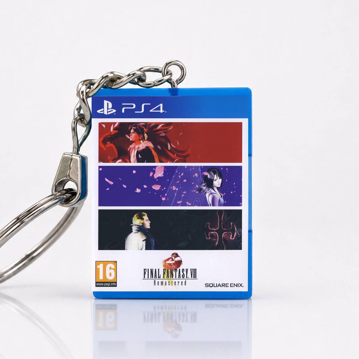 Final Fantasy VIII Remastered - PS4 Miniatur Spielhülle Schlüsselanhänger
