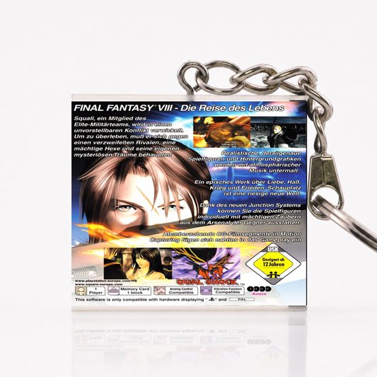 Final Fantasy VIII - PS1 Miniatur Spielhülle Schlüsselanhänger