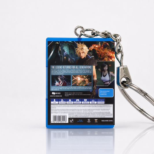 Final Fantasy VII: Remake - PS4 Miniatur Spielhülle Schlüsselanhänger