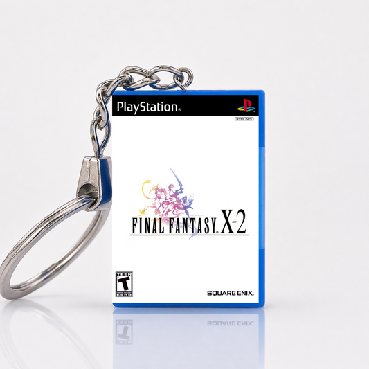 Final Fantasy X-2 - PS2 Miniatur Spielhülle Schlüsselanhänger