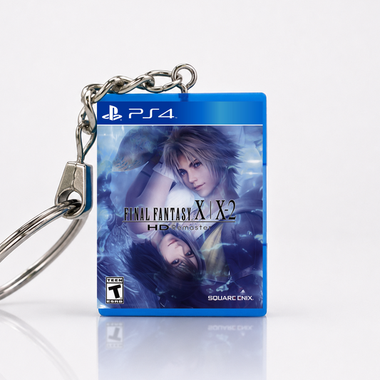 Final Fantasy X - X-2 HD Remaster - PS4 Miniatur Spielhülle Schlüsselanhänger