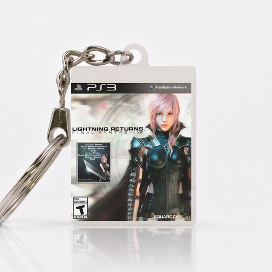 Final Fantasy XIII: Lightning Returns - PS3 Miniatur Spielhülle Schlüsselanhänger