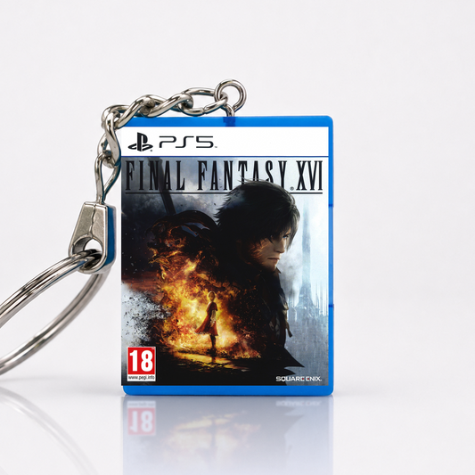 Final Fantasy XVI - PS5 Miniatur Spielhülle Schlüsselanhänger