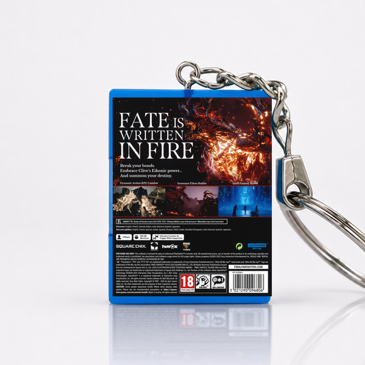 Final Fantasy XVI - PS5 Miniatur Spielhülle Schlüsselanhänger