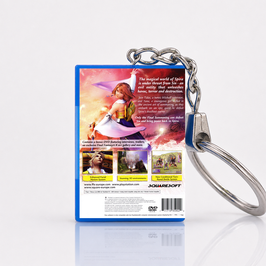 Final Fantasy X - PS2 Miniatur Spielhülle Schlüsselanhänger