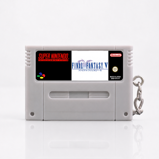 Final Fantasy V - SNES Miniature Game Cartridge Keychain