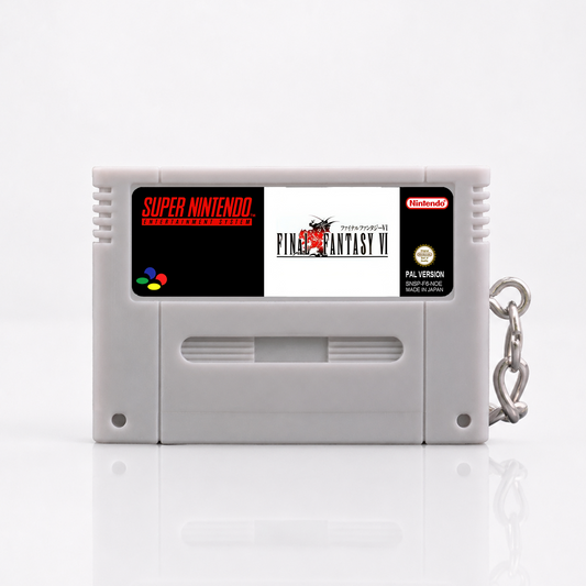 Final Fantasy VI - SNES Miniature Game Cartridge Keychain