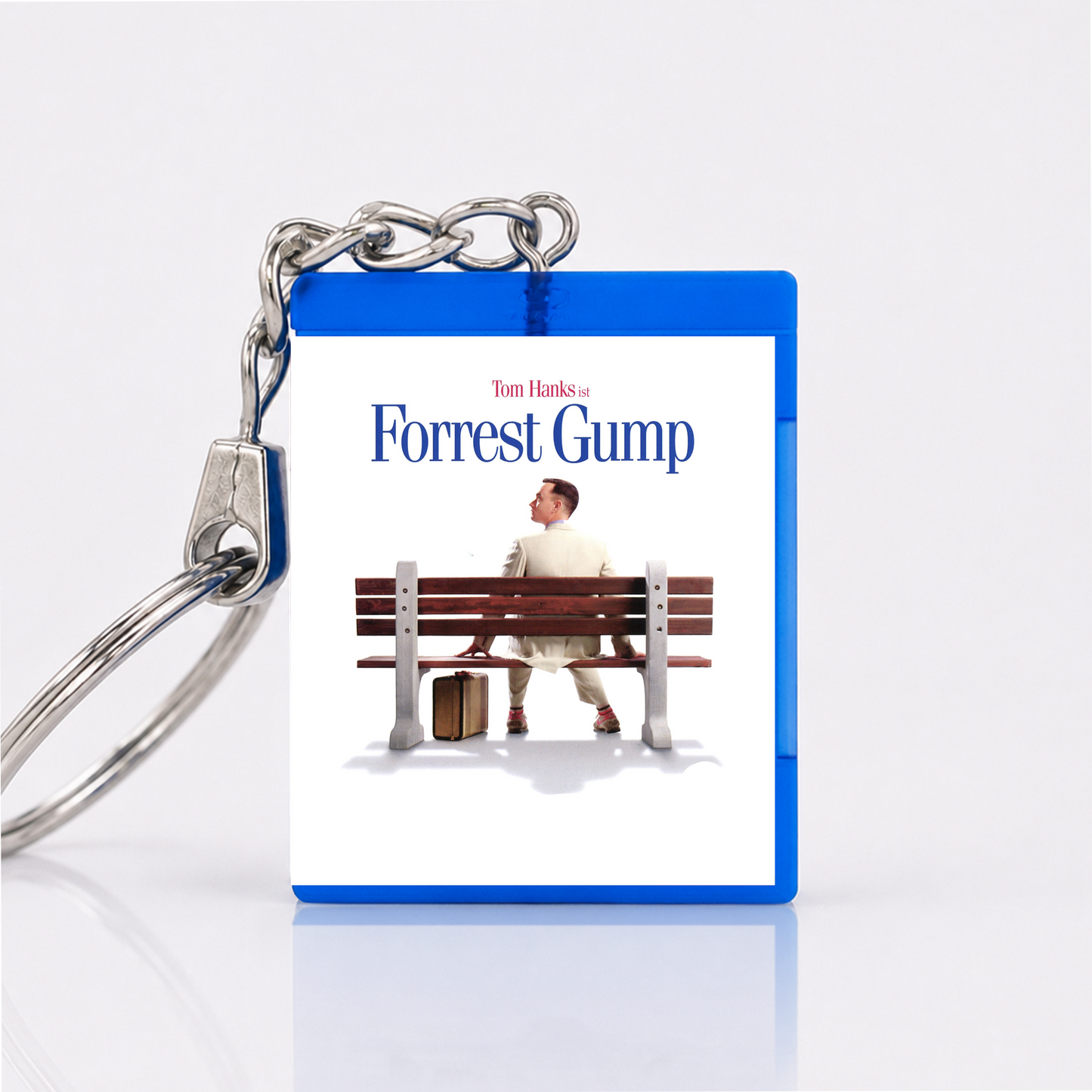 Forrest Gump - Film Miniatur Blu-Ray Hülle Schlüsselanhänger