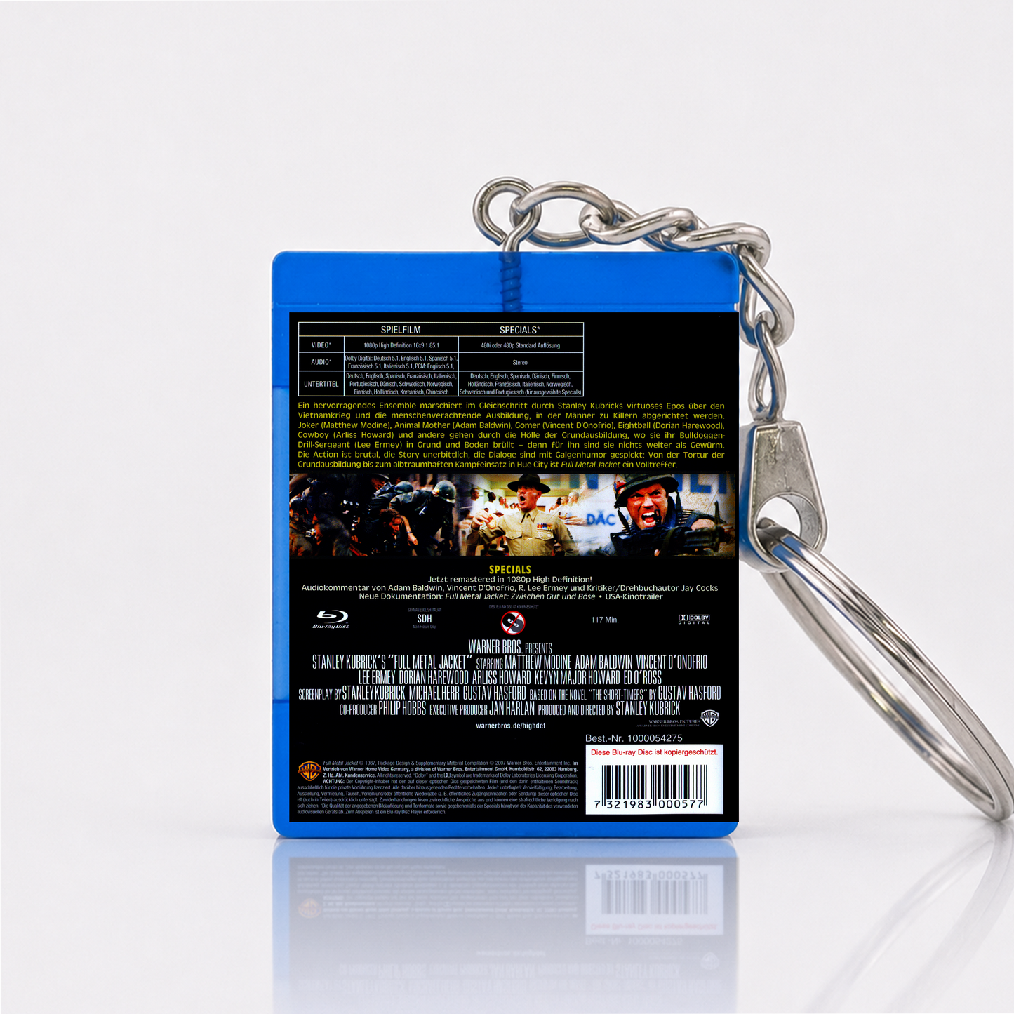 Full Metal Jacket - Film Mini-Blu-ray Case Keychain
