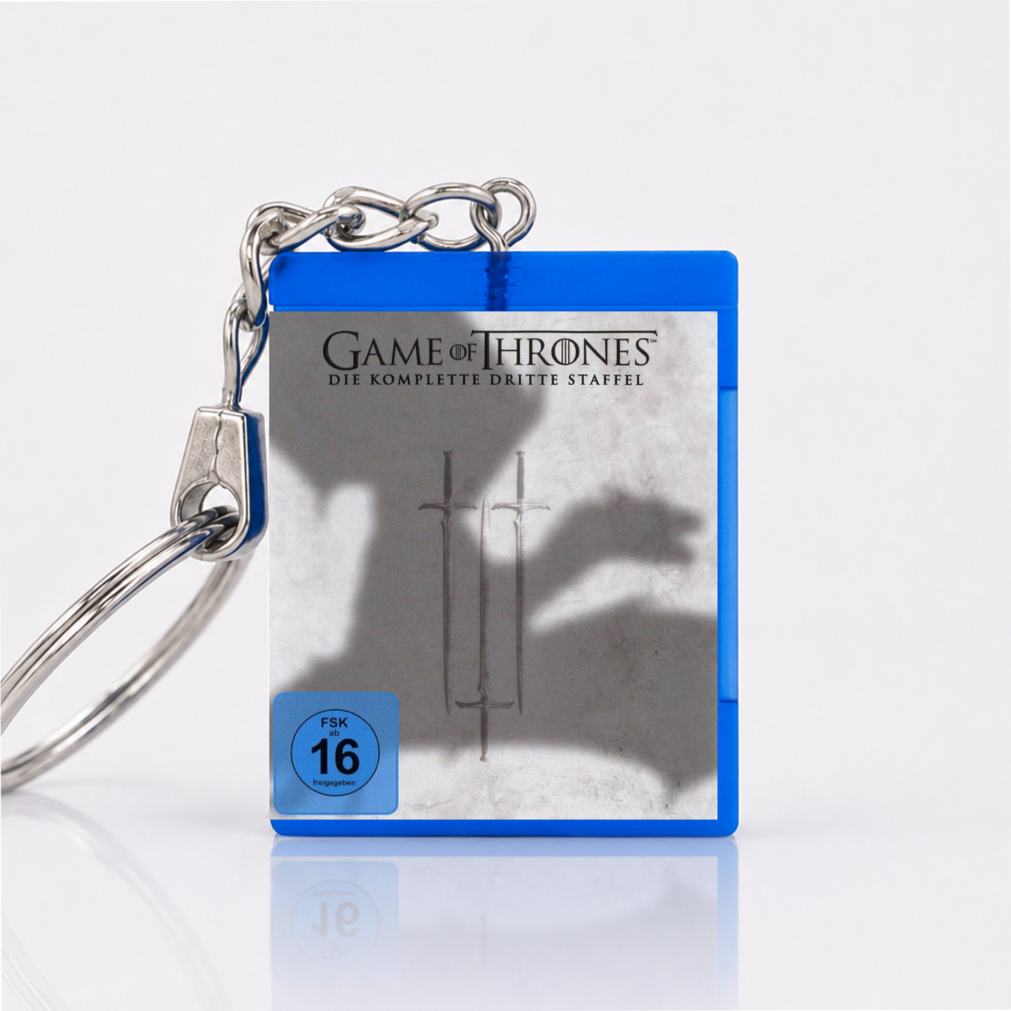 Game of Thrones - Serien Miniatur Blu-Ray Hülle Schlüsselanhänger