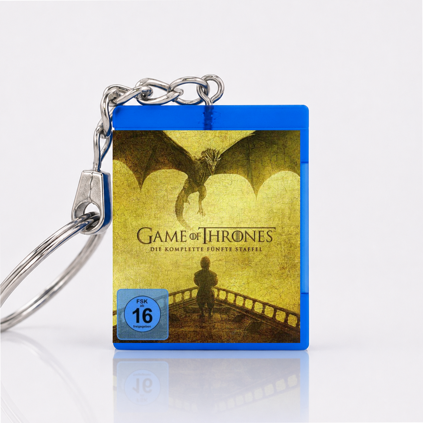 Game of Thrones - Serien Miniatur Blu-Ray Hülle Schlüsselanhänger