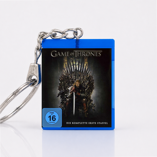 Game of Thrones - Serien Miniatur Blu-Ray Hülle Schlüsselanhänger