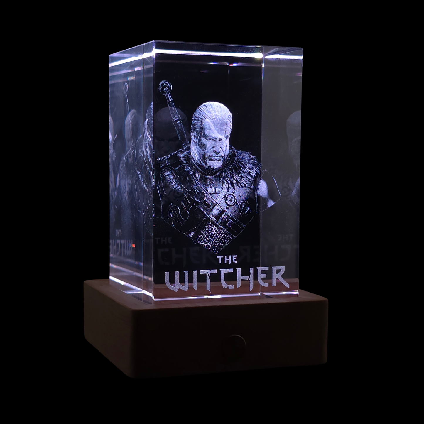 Geralt of Rivia: The Witcher - 3D Crystal Lamp