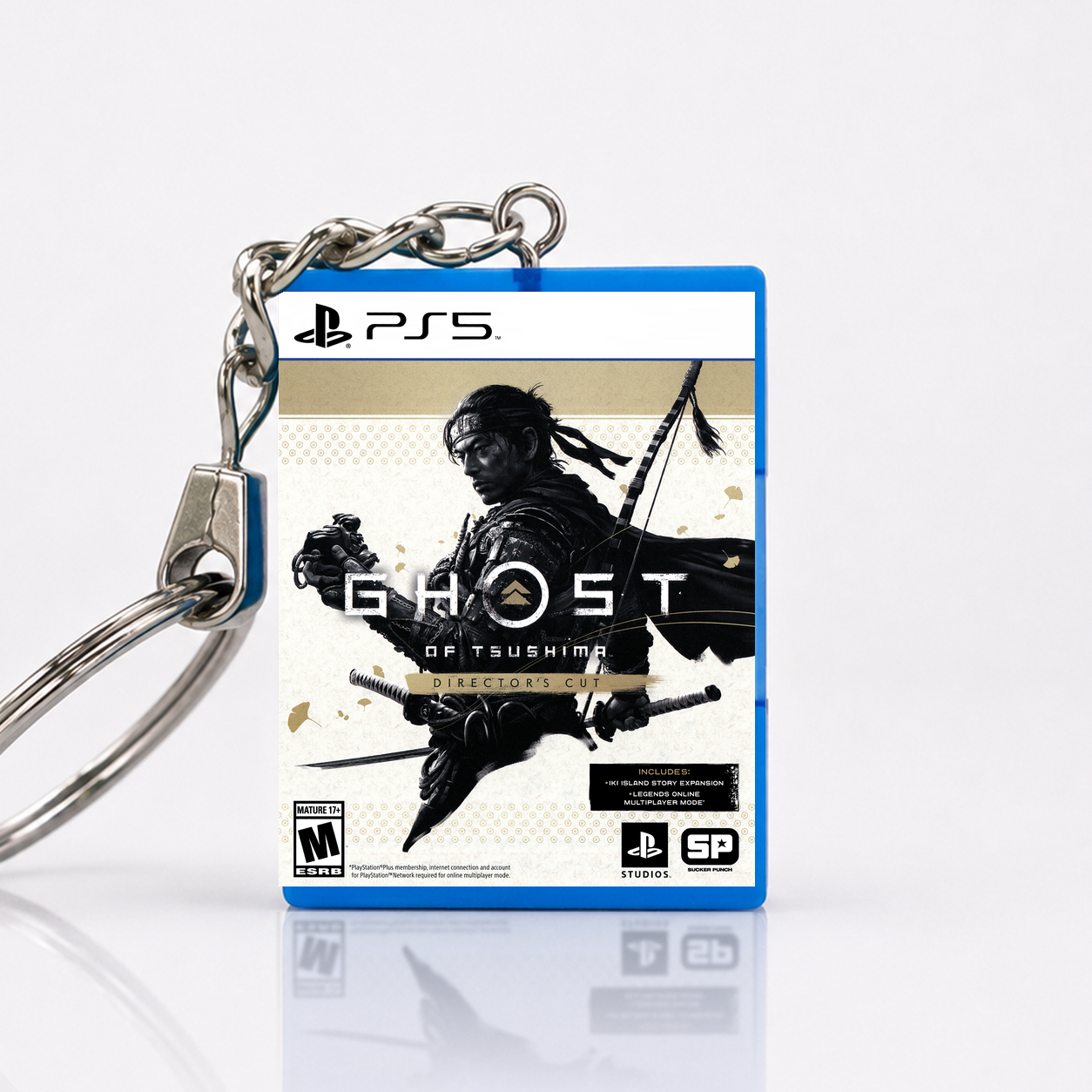 Ghost of Tsushima: Director's Cut - PS5 Miniatur Spielhülle Schlüsselanhänger