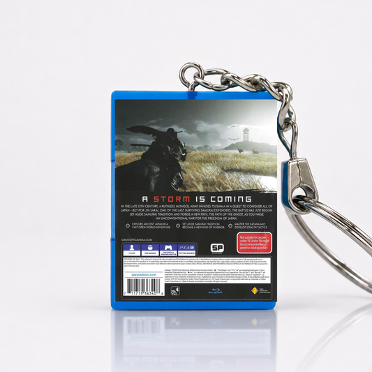 Ghost of Tsushima - PS4 Miniatur Spielhülle Schlüsselanhänger
