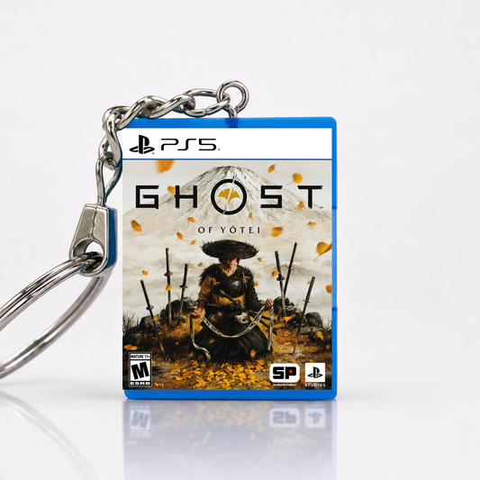 Ghost of Yotei - PS5 Miniatur Spielhülle Schlüsselanhänger