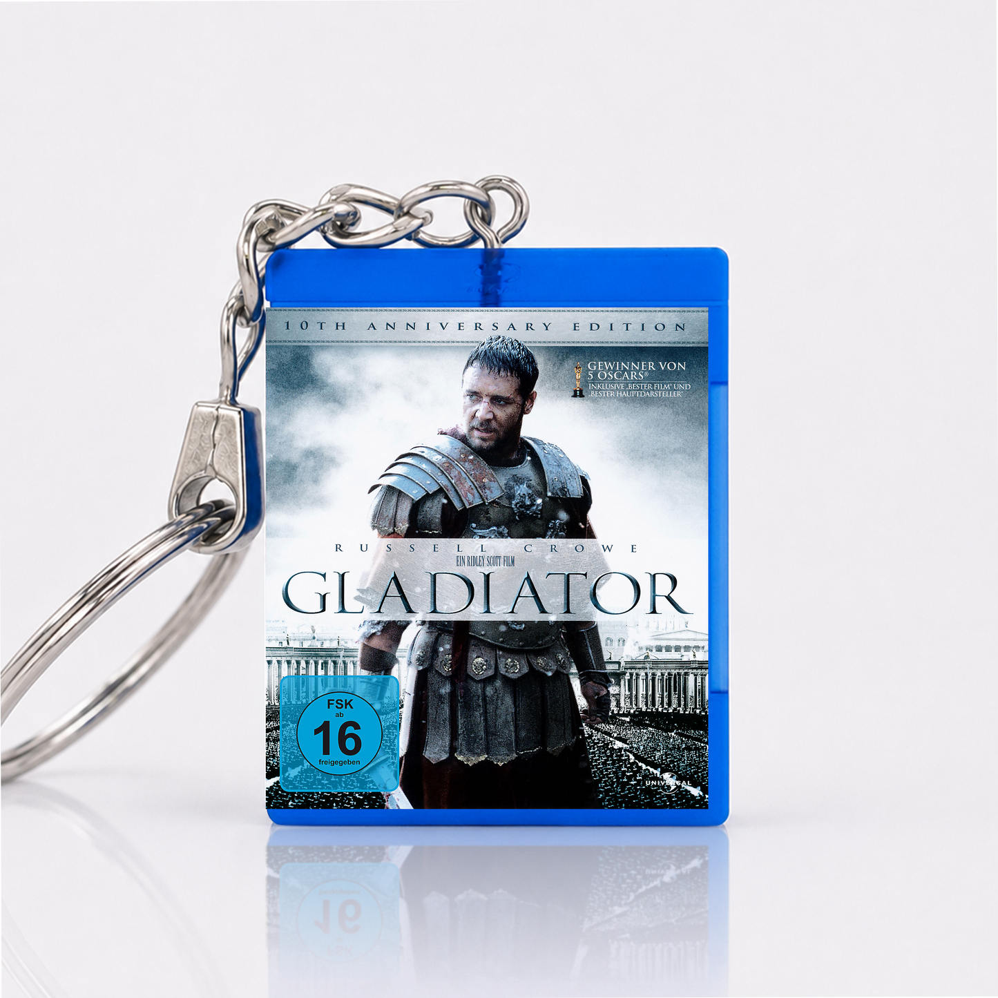 Gladiator - Film Miniatur Blu-Ray Hülle Schlüsselanhänger